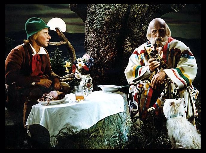 Ladislav Pešek v pohádce Obušku, z pytle ven!