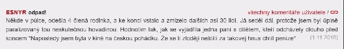 Když draka bolí hlava je podle lidí propadák.