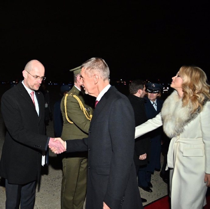 Babiš už je ve Washingtonu.