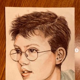 Michaela Kuklová nakreslila i svého syna.