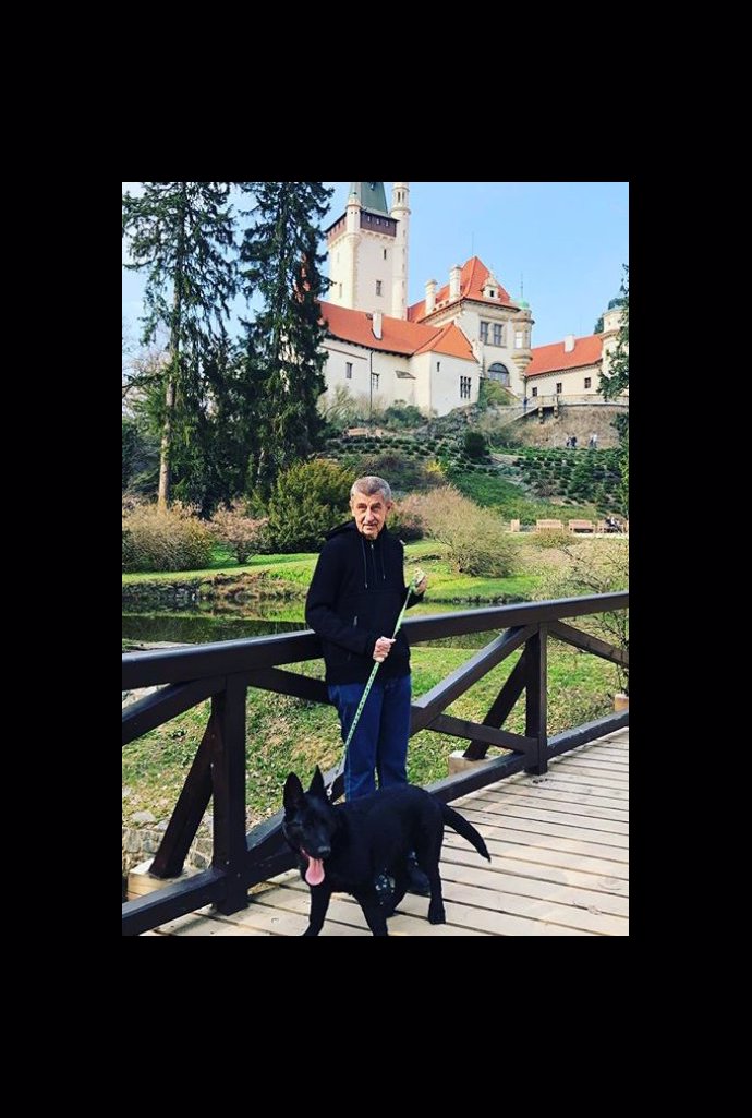 Andrej byl také venčit.