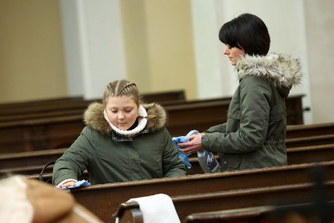 Claudia se seriálovou maminkou Janou Strykovou.
