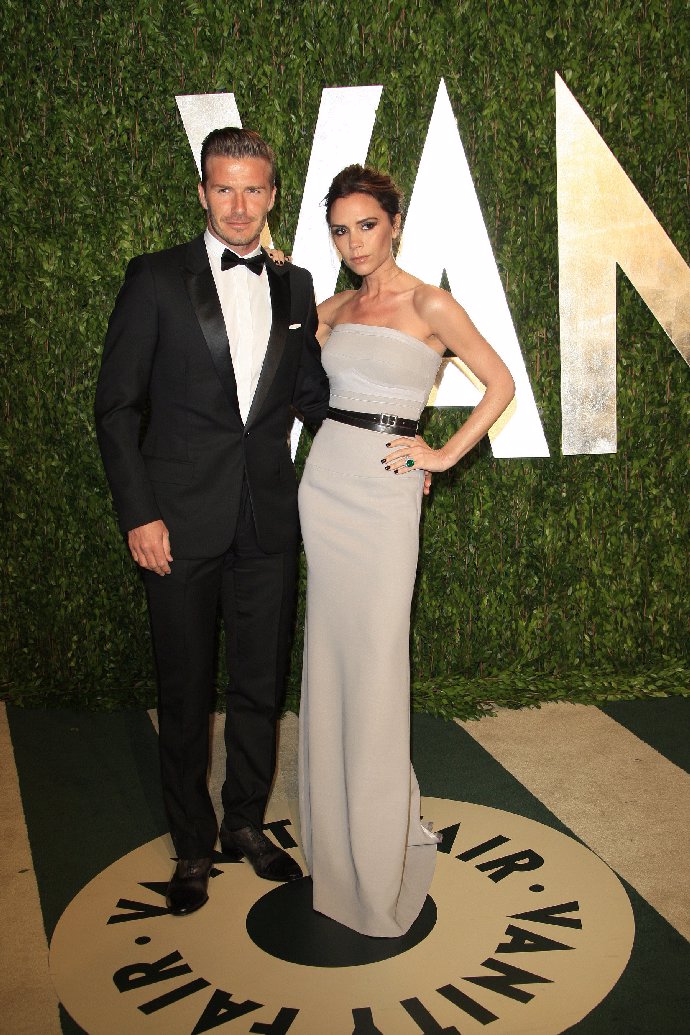 Manželé Beckhamovi. 