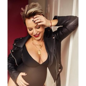 V 7. měsíci těhotenství nafotila Pártlová krásné snímky.