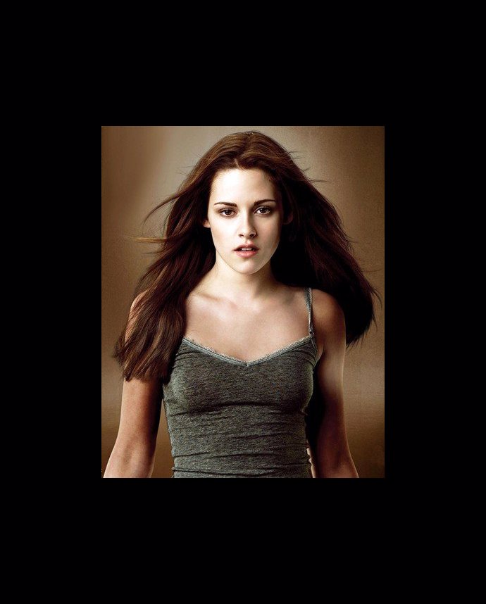 Kristen Stewart jako Bella ze Stmívání. 