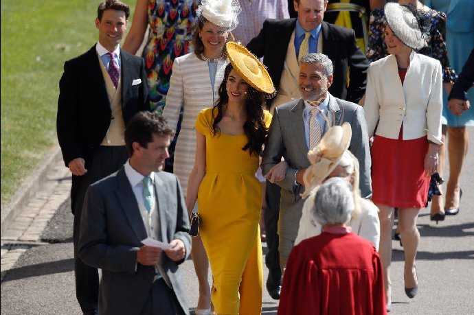 Na svatbu Meghan Markle a prince Harryho v roce 2018 dorazila spousta celebrit. 
