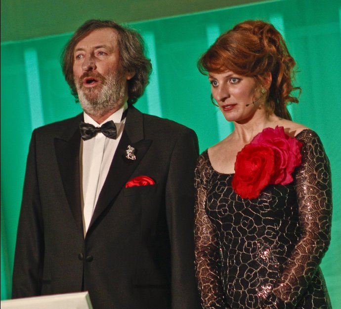 Anna Polívková s tatínkem.