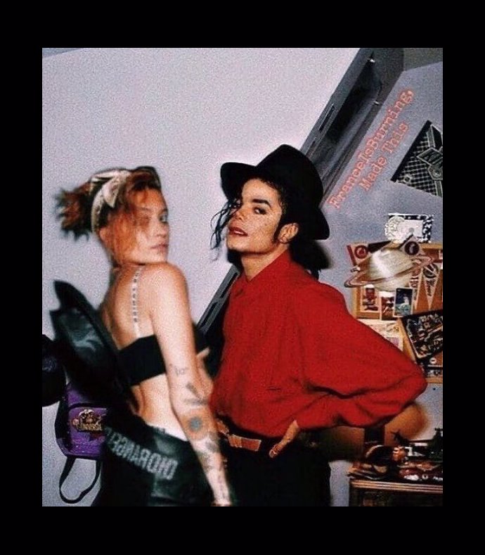 Paris Jackson se svým otcem Michaelem.