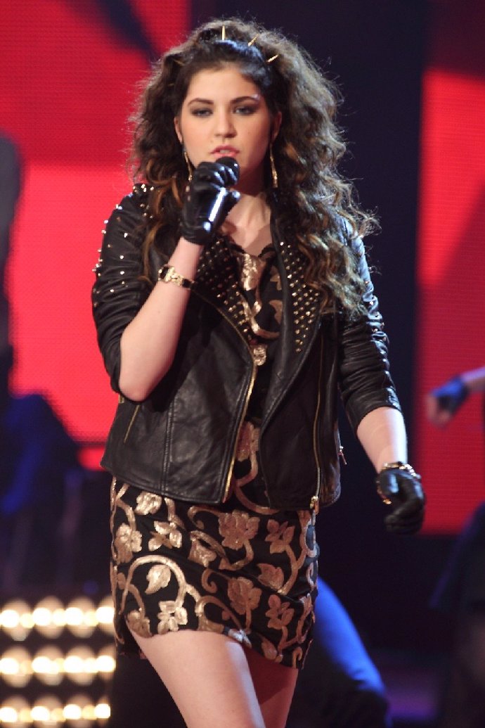 Celeste Buckingham jako finalistka Česko Slovenské SuperStar.