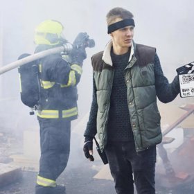 Natáčení záchranné akce v Ordinaci v růžové zahradě.