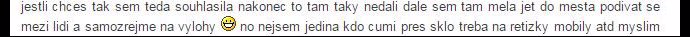 Obhajovala se, že není žádná špindíra.