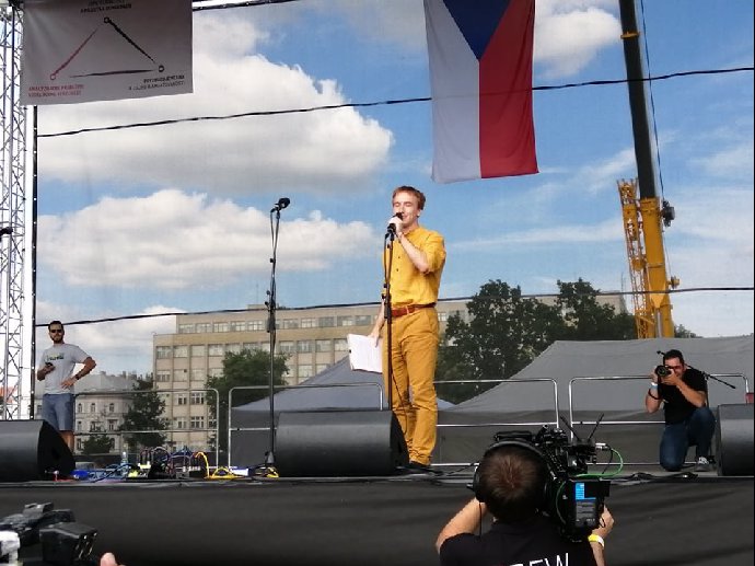 Hlavní organizátor Mikuláš Minář.