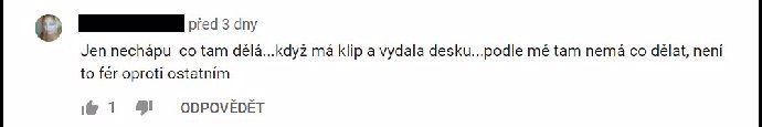 Zpěvačka s rozjetou kariérou v soutěži podle lidí nemá co dělat.
