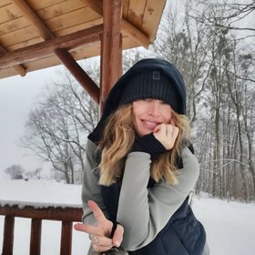 Yvona Krainová sportuje za jakéhokoliv počasí.