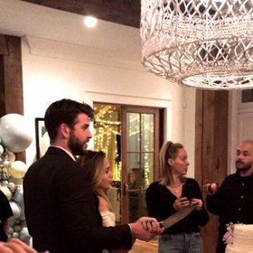 Miley a Liam vypadali šťastně.