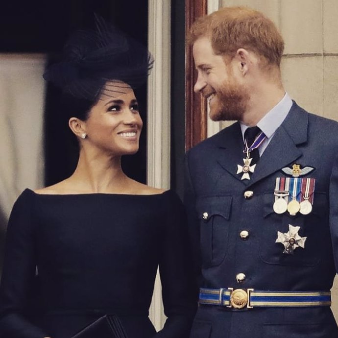 Megan a prin Harry