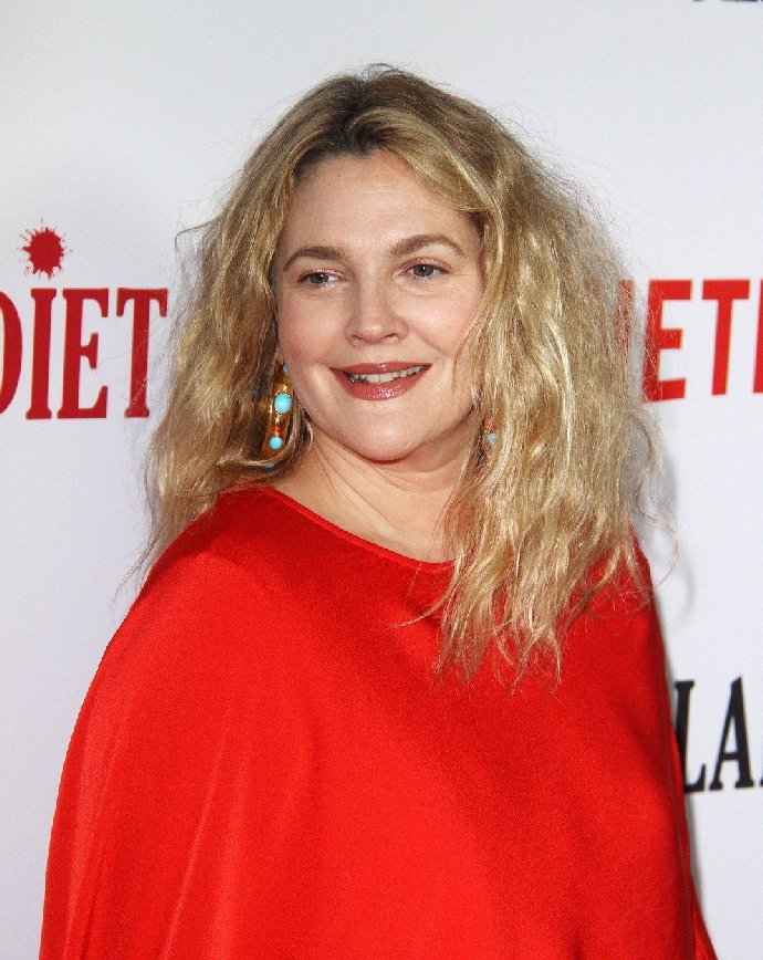Drew Barrymore jako blondýna.