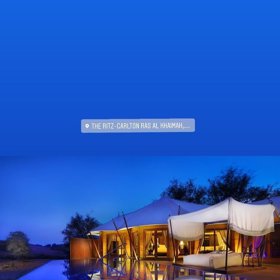 Pětihvězdičkový hotel The Ritz - Carlton Ras Al Khaimah je plný přepychu.