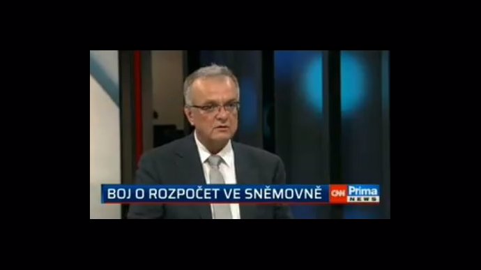 Miroslav Kalousek si v pořadu Pavlíny Wolfové šlapal na jazyk.