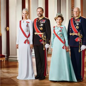 Norská královská rodina.