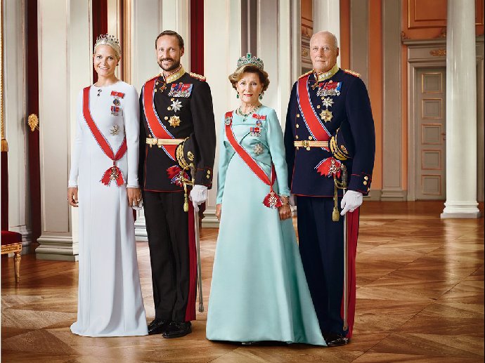 Norská královská rodina.