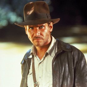 Harrison Ford jako Indiana Jones.