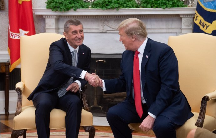 Andrej Babiš se setkal s Donaldem Trumpem.