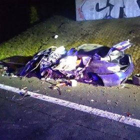 Z auta skoro nic nezbylo.