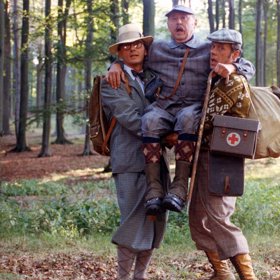 Vízner, Lipský a Havelka ve filmu Saturnin.