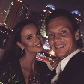 Tomáš Berdych se ženou Ester.