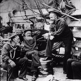 Archivní snímek amerického námořnictva ze španělsko-americké války.