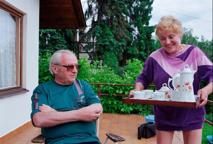 Jiří Sovák s manželkou Annou.