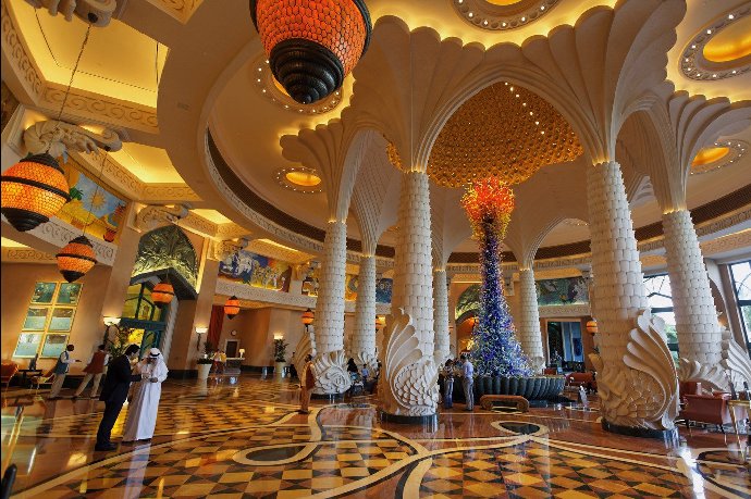 Luxusní hotel v Dubaji.