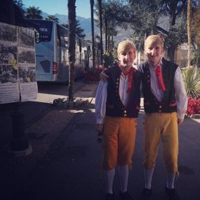 Luboš a Štěpán dokázali, že mají smysl pro humor.