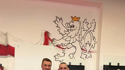 FOTO: S trenérskou špičkou Michalem Soukupem...