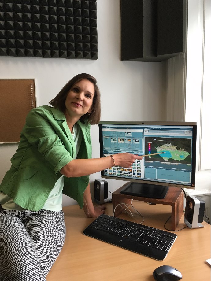 Dagmar Honsová je naše nejznámější meteoroložka.