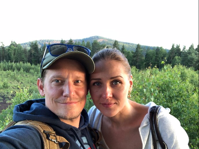 Štěpán s manželkou Vladimírou, která je také herečkou.