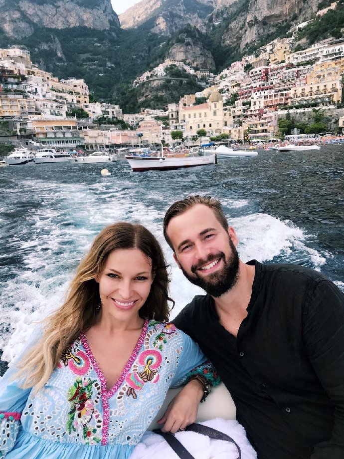 Petra Svoboda s manželem. 