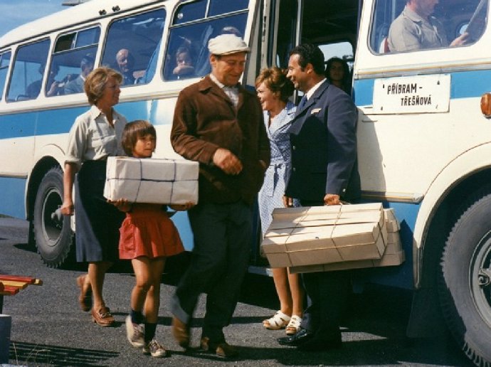 Vladimír Menšík v seriálu Chalupáři.