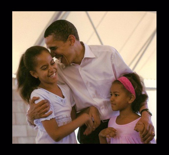 Obama má s dcerami krásný vztah!