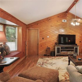 Dům je velmi útulný.