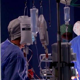 Natáčení seriálu Anatomie života.