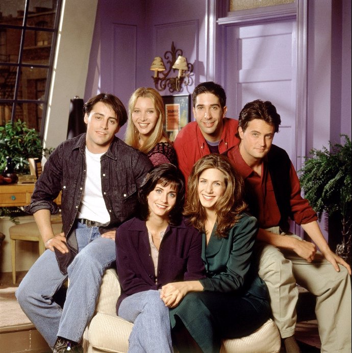 Legendární sitcom Přátelé.