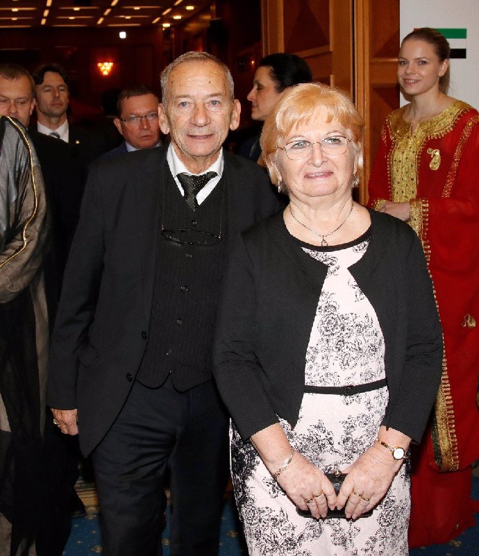 Jaroslav Kubera se svojí ženou Věrou.