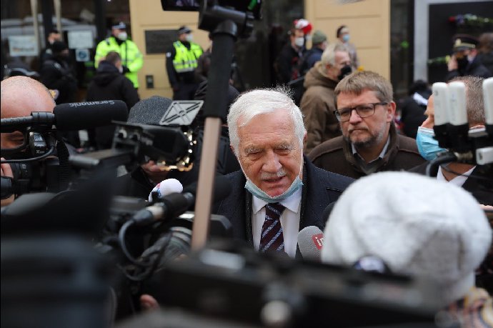 Vystoupil i Václav Klaus.
