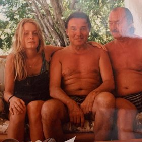 Alice, Karel a František na dovolené v Dominikánské republice.