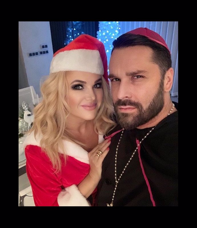 Monika Babišová se svým dvorním zahradníkem Ivanem.