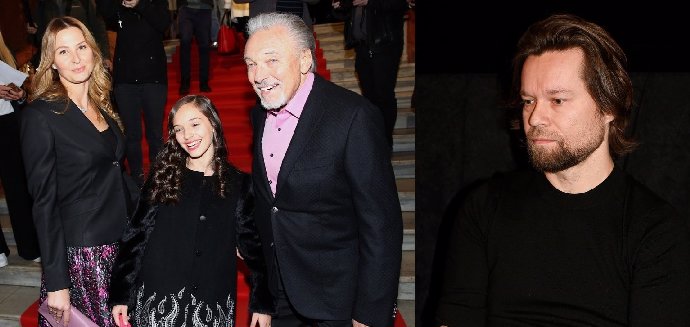 Karel Gott se svou ženou Ivanou Gottovou a Charlotte Gott. 