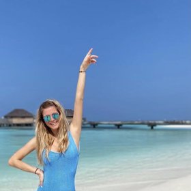 Každý den ji čekalo teplo a sluníčko. Chození v kraťasech je záviděníhodné!