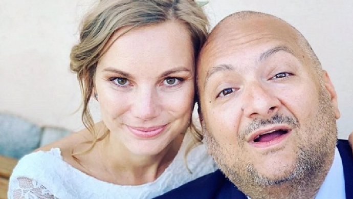 Patrik Hezucký a jeho manželka. 